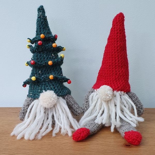 Crochet Christmas Gnome Chocolate Orange cosy