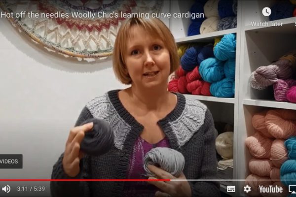 Hot off the needles: Woolly Chic’s learning curve cardigan