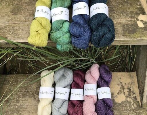 HeartSpun_yarn_on_steps_of_beach_hut