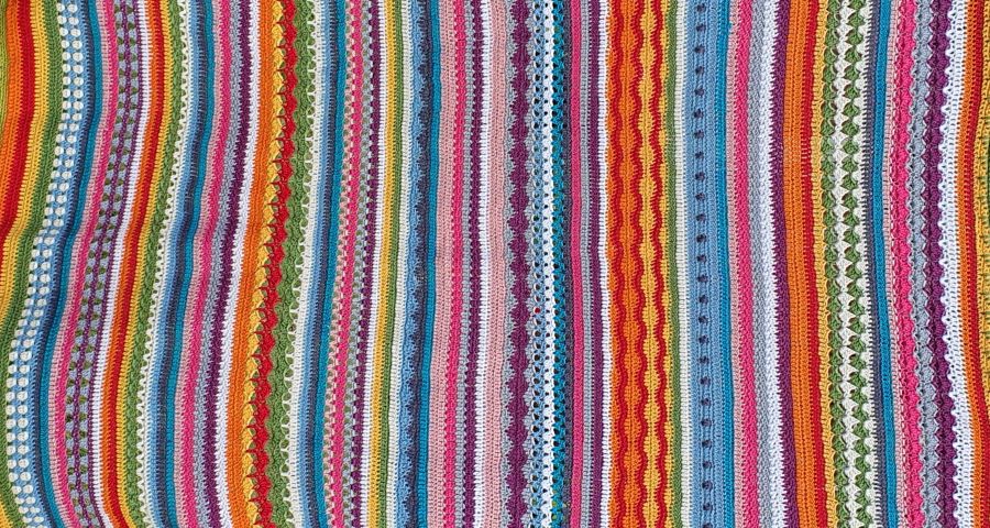 Woolly Chic Sampler Blanket Crochet Pattern or Kit - Image 2