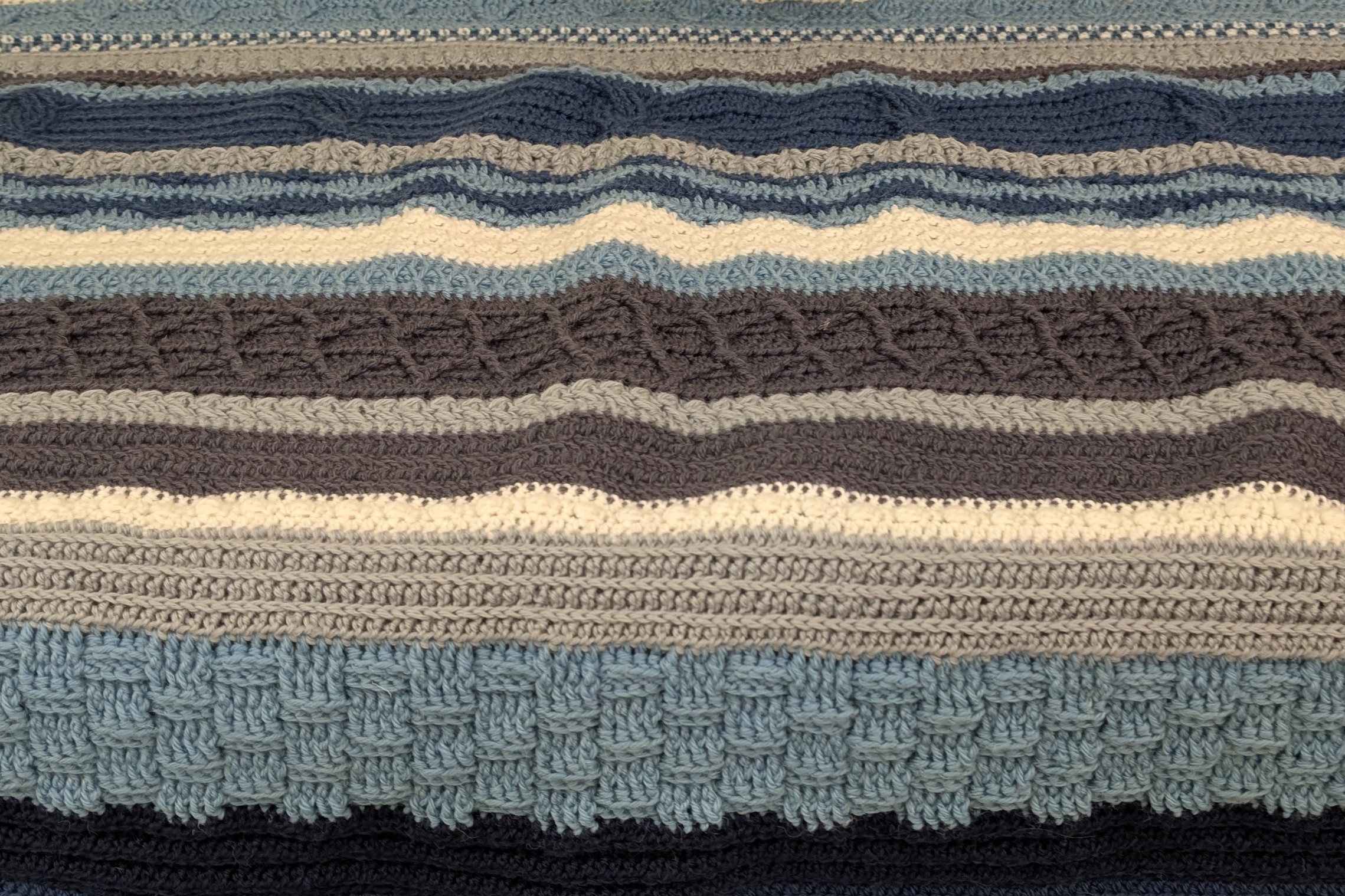 Wrapped in a Woolly Hug Blanket Crochet Pattern or Kit - Image 3