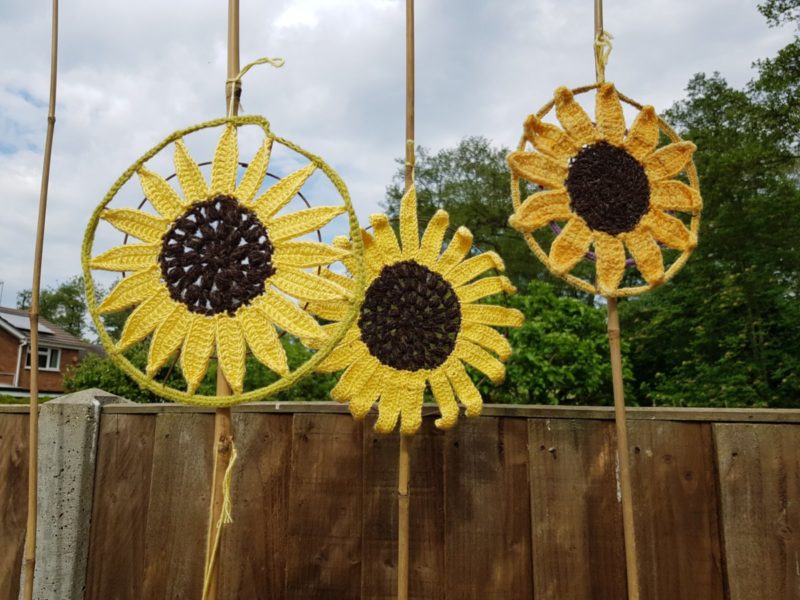 Crochet Sunflowers