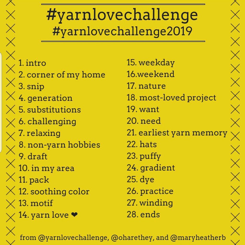Yarnlovechallenge2019